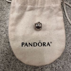Silver Pandora initial “B” charm